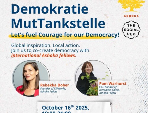 Join us in October at Ashoka Demokratie Mut-Tankstelle in Vienna!